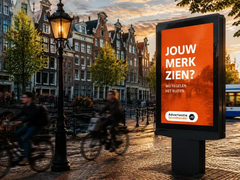 Buitenreclame in Amsterdam