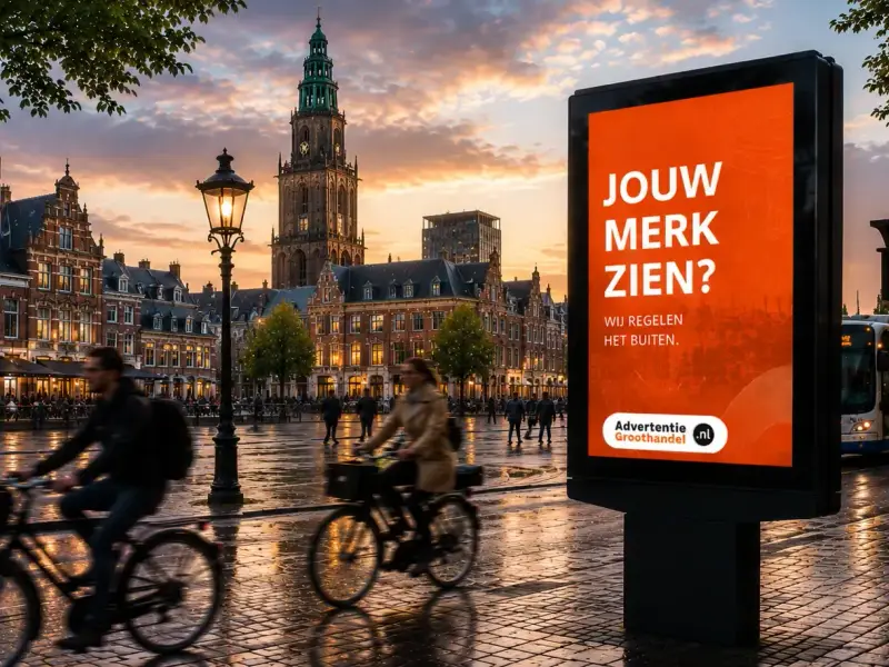 Buitenreclame in Groningen