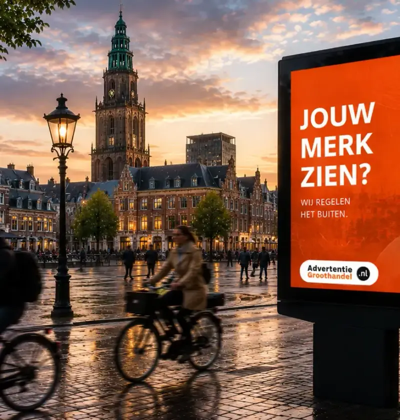 Buitenreclame in Groningen