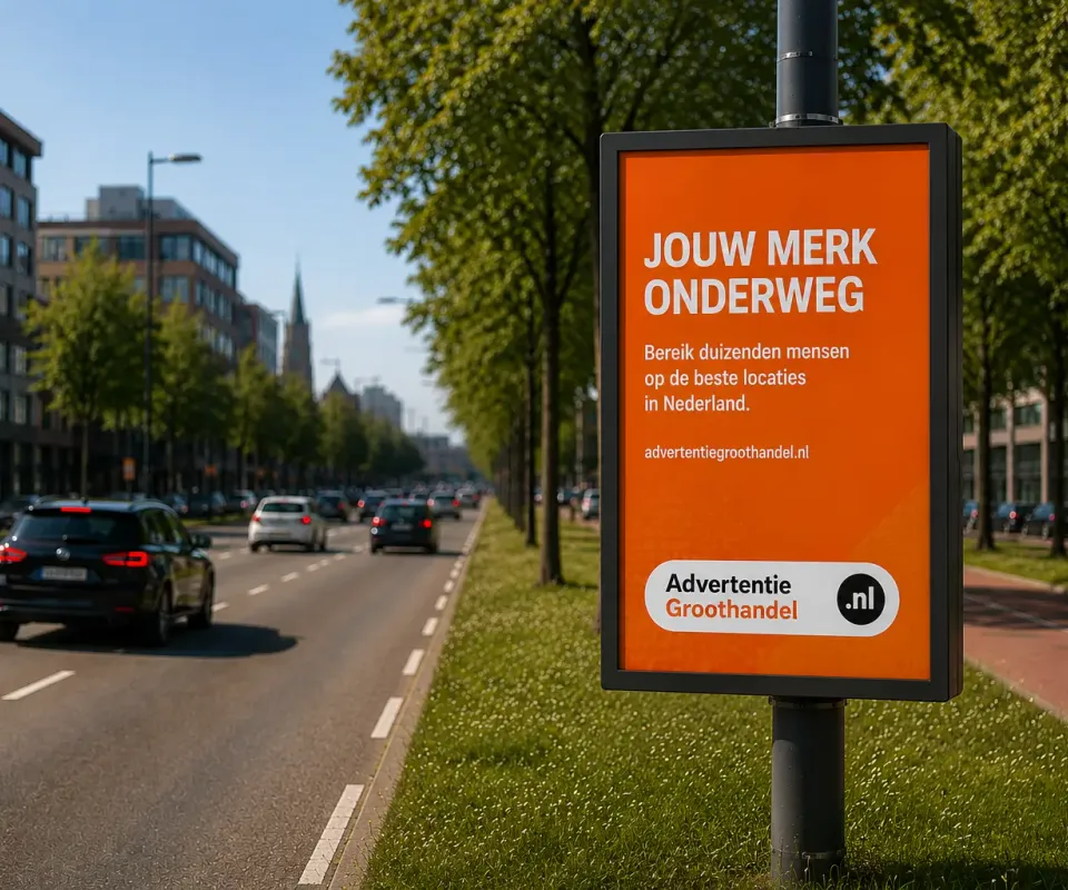 A0 buitenreclame op billboard