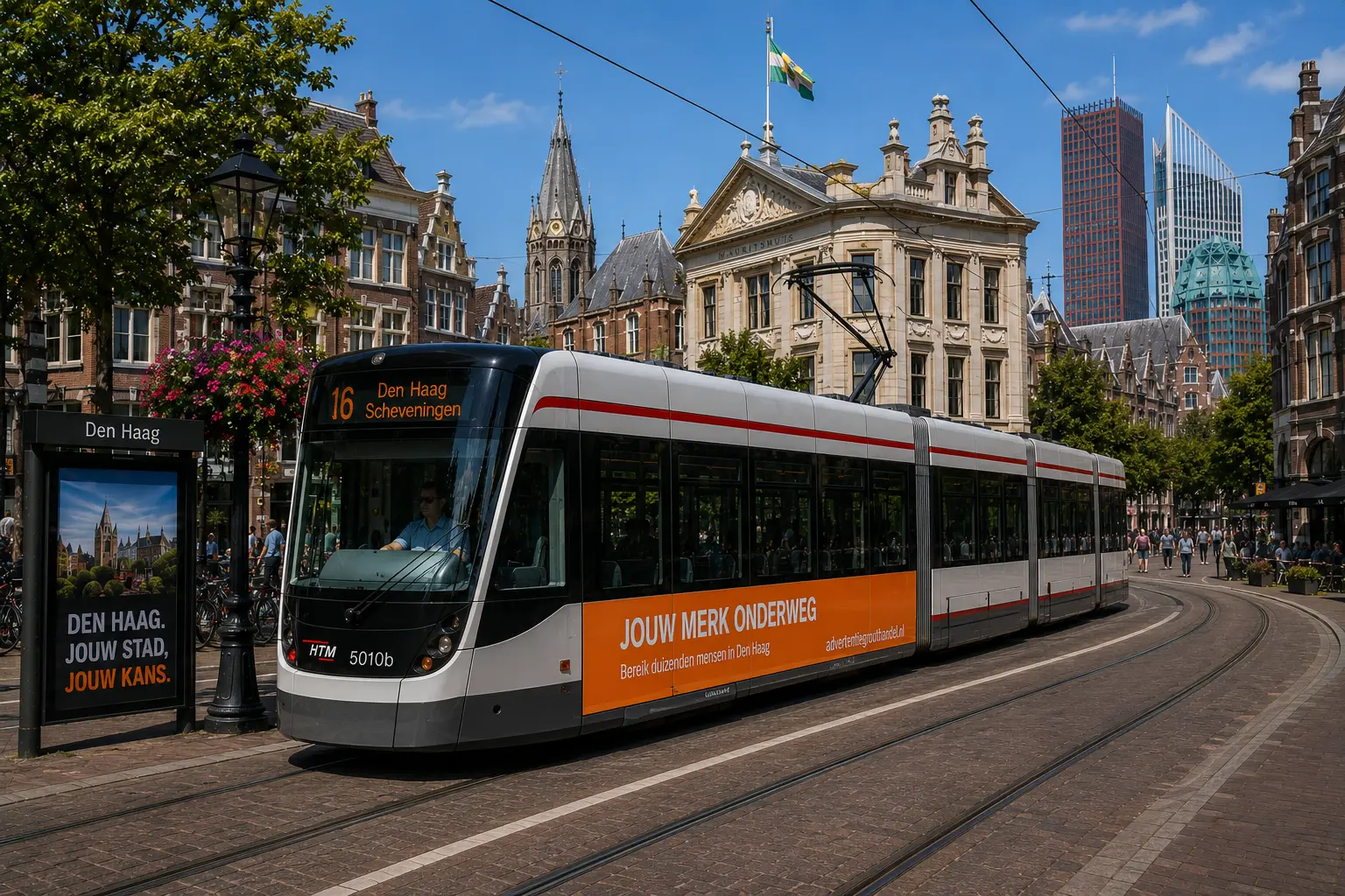 OV reclame in Den Haag