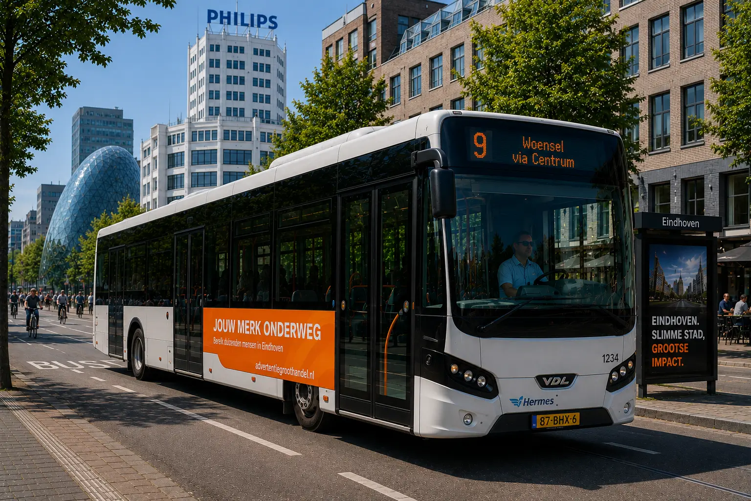 OV reclame in Eindhoven